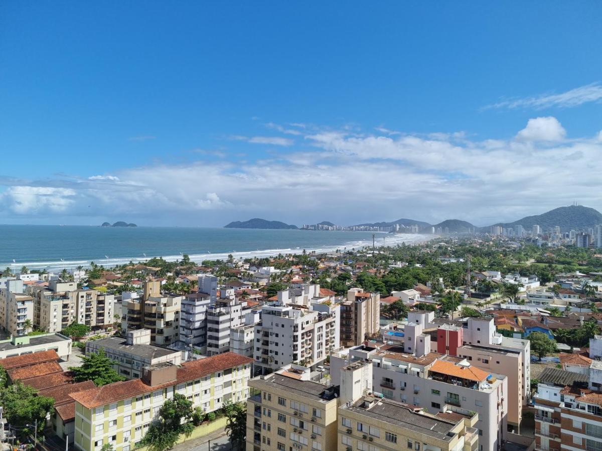Apartamento Encantador Guarujá Enseada Vista Mar Exterior foto