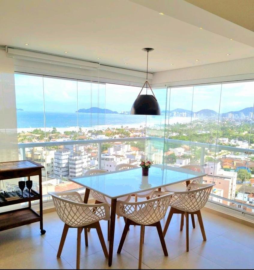 Apartamento Encantador Guarujá Enseada Vista Mar Exterior foto